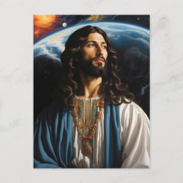 Postal *~* Anverso de fantasía AP50 con planeta Tierra