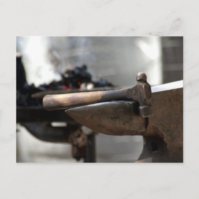 Postal Anvil Y Hammer (Anverso)