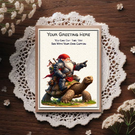 Postal Any Occasion Gnome and Elven Warrior Storybook
