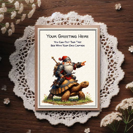 Postal Any Occasion Gnome and Elven Warrior Storybook