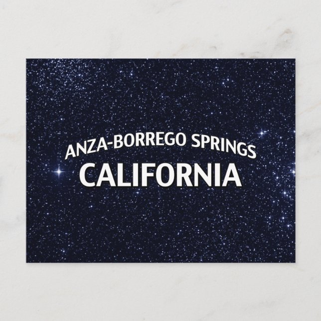Postal Anza-Borrego Springs California (Anverso)