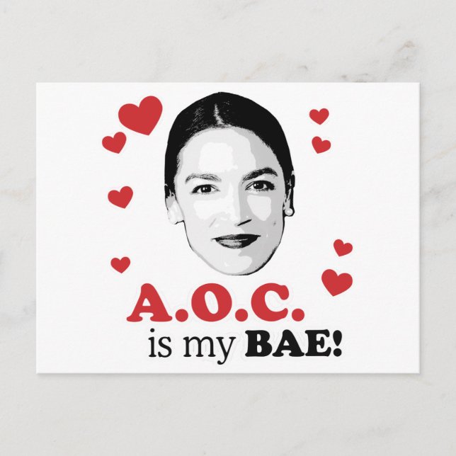 Postal AOC es mi BAE (Anverso)