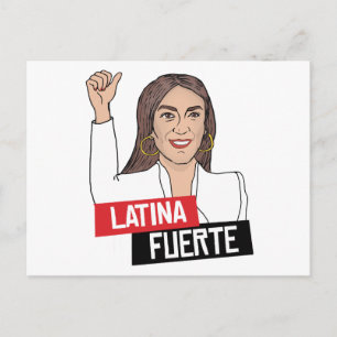 Postal AOC Latina Fuerte