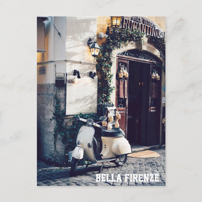 Postal ** AP12 Italia Florencia Italia Cobblestone Scoote (Anverso)