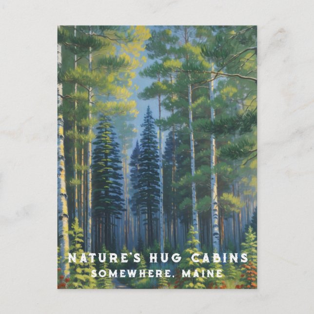 Postal *~* AP49 Ruta de las Vacaciones en Bosques Foresta (Anverso)