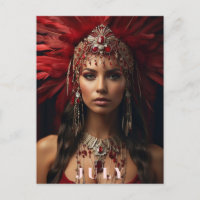 *~ AP53 Boho JULY Goddess BIRTHDAY RUBY