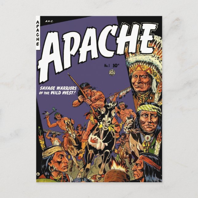 Postal Apache 1 (Anverso)