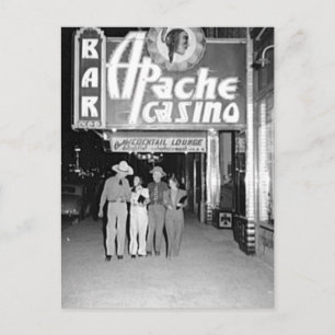 Postal Apache Casino & Bar Vintage Las Vegas Photo