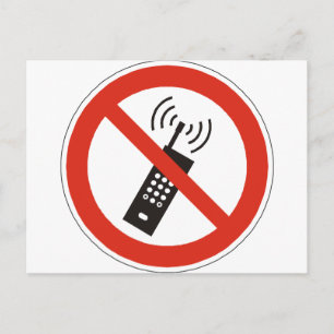 Postal Apagar el teléfono móvil