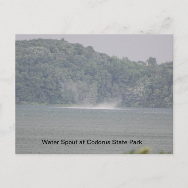 Postal Apagón de agua en el lago Marburg (Anverso)