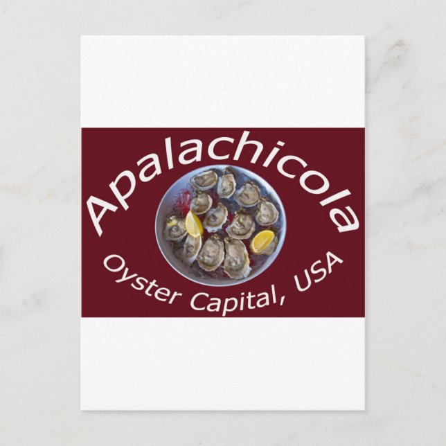 Postal Apalachicola Oyster Capital (Anverso)