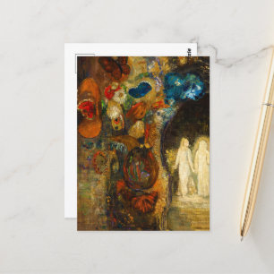 Postal Aparición, 1910 por Odilon Redon