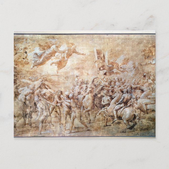 Postal Aparición de San Pedro y San Pablo (Anverso)