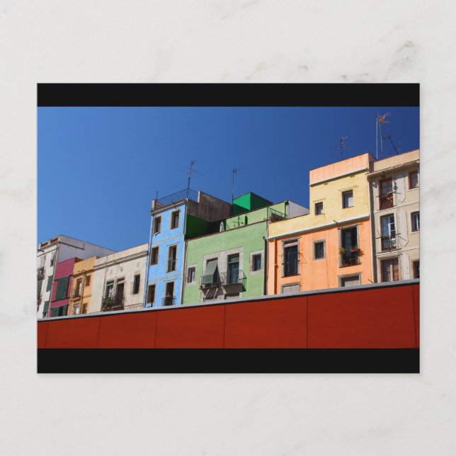 Postal Apartamentos de Barcelona (Anverso)