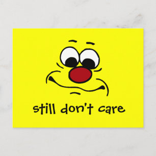Postal Apático Face Grumpey