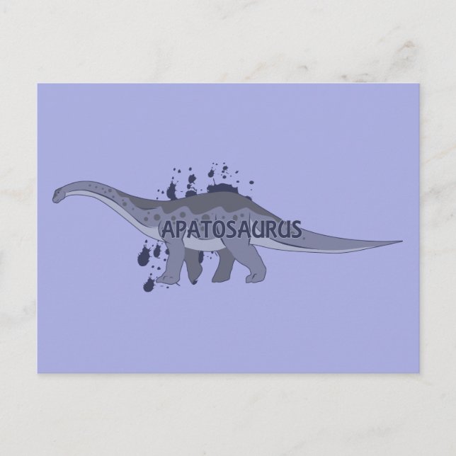 Postal Apatosauro (Anverso)