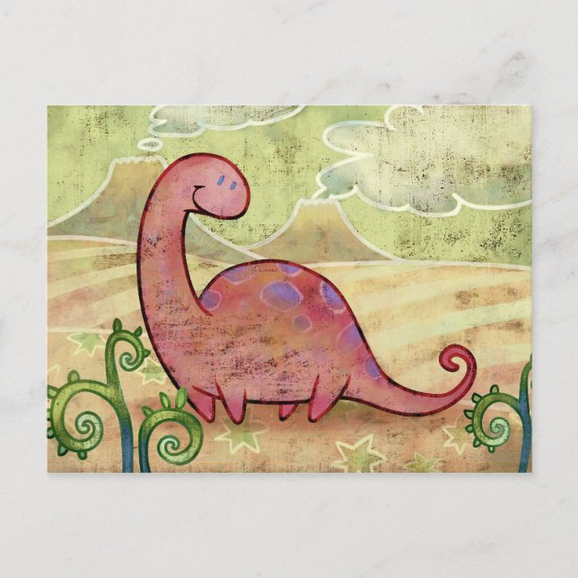 Postal Apatosaurus Post Card (Anverso)