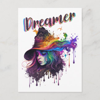 Postal Apátrida soñadora de sueños