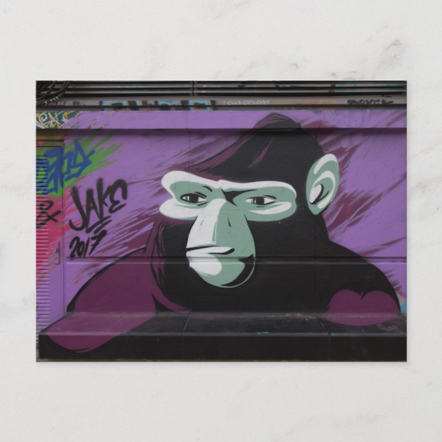 Postal Ape Graffiti (Anverso)