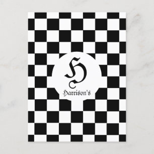 Postal Apellido de la familia de ajedrez Foto