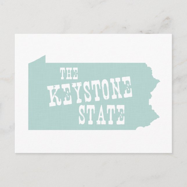 Postal Apellido del estado de Pennsylvania (Anverso)