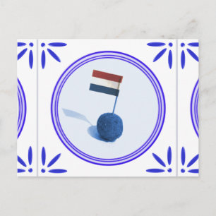 Postal Aperitivos holandeses amargos Tradicionales Delft 