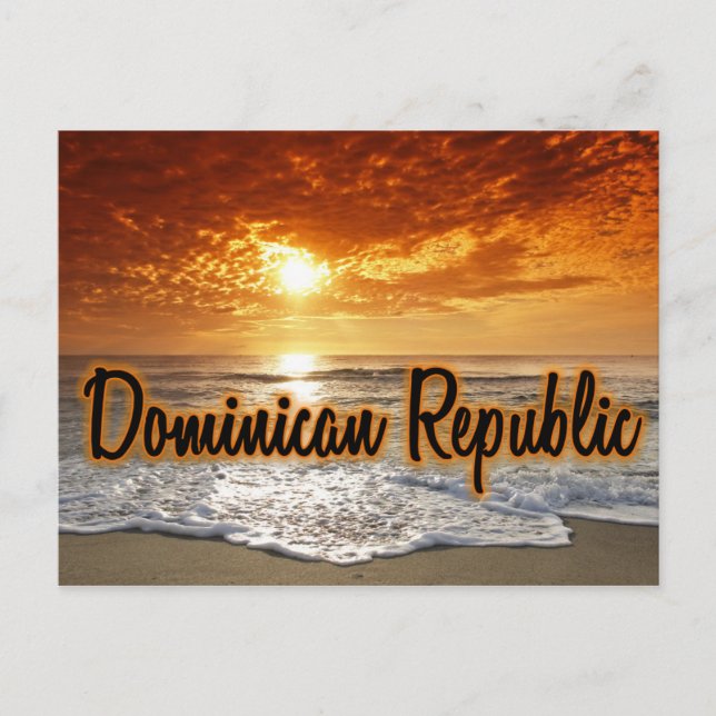 Postal Apertura de la República Dominicana (Anverso)