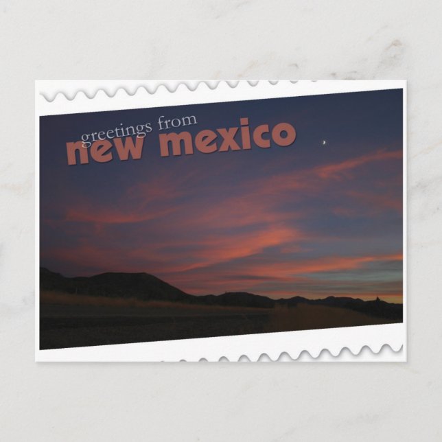 Postal Apertura de Nuevo México (Anverso)