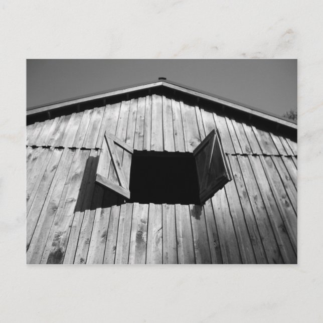 Postal Apertura de Windows de Barn (Anverso)