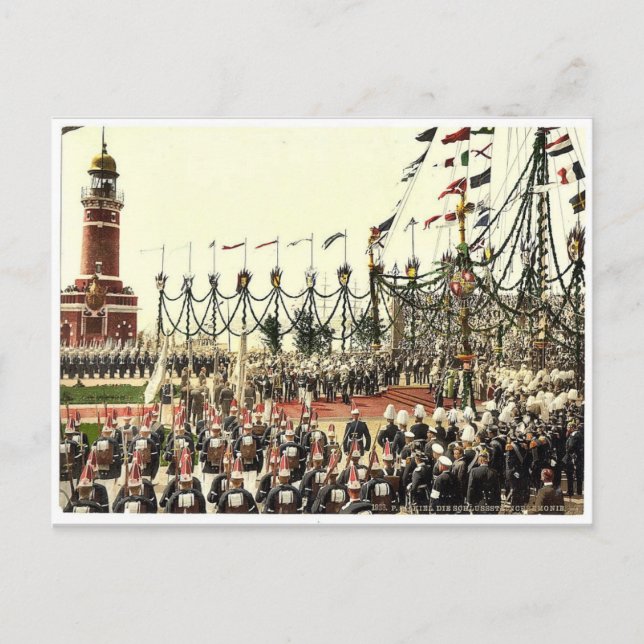 Postal Apertura del Canal de Kiel, Kiel, Schleswig-Holste (Anverso)