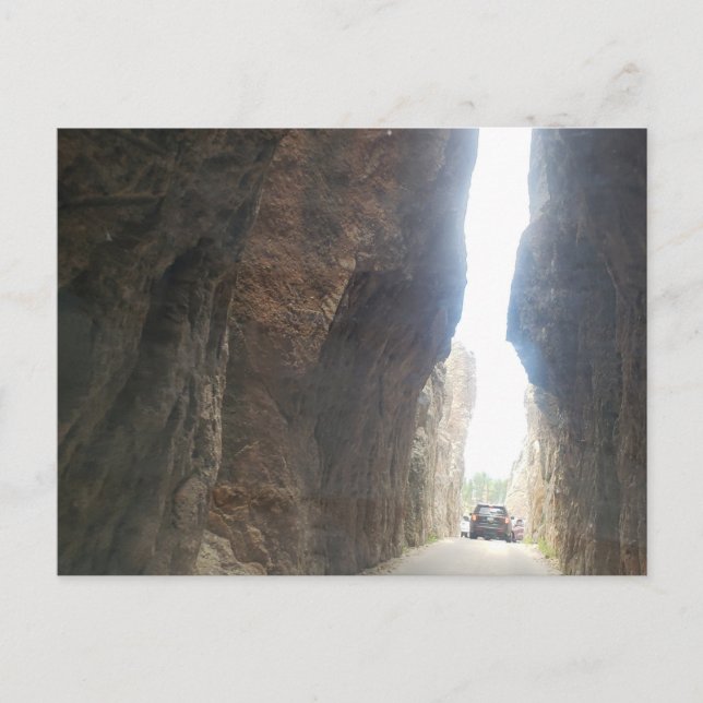 Postal Apertura del túnel, autopista Needles, Dakota del  (Anverso)