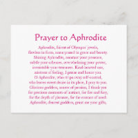 Aphrodite Postcard