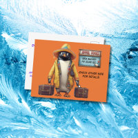 Apil engaña el pingüino diario con maletas