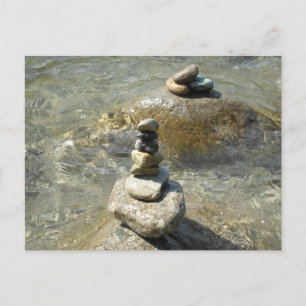 Postal apilada de las rocas