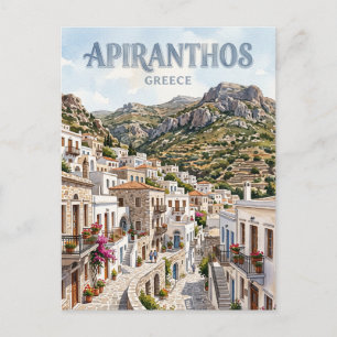 Postal Apiranthos Grecia