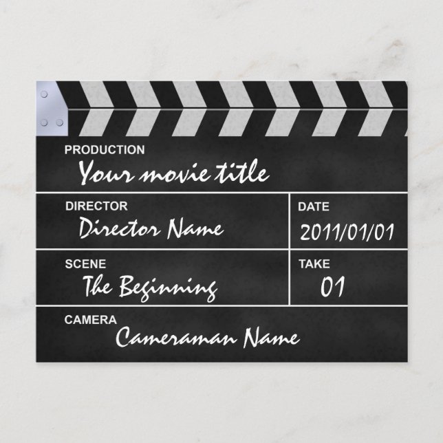 Postal aplauso cine (Anverso)