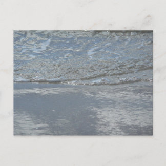Postal Aplausos de agua en la fotografía abstracta de la 