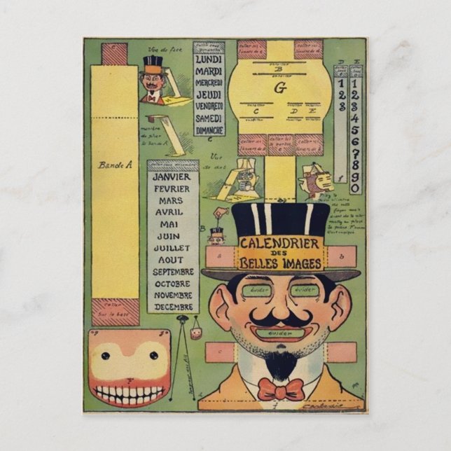 Postal Aplausos de Vintage (Anverso)