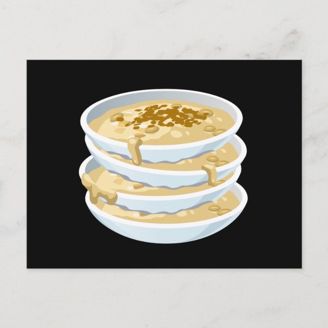 Postal Aplejor de comida de Glitch (Anverso)