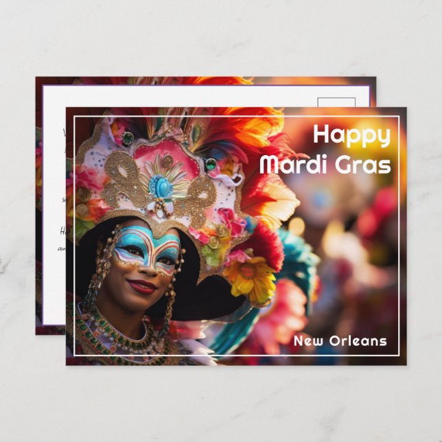 Postal Apocalipsis encantada de texto personalizado, (Anverso / Reverso)