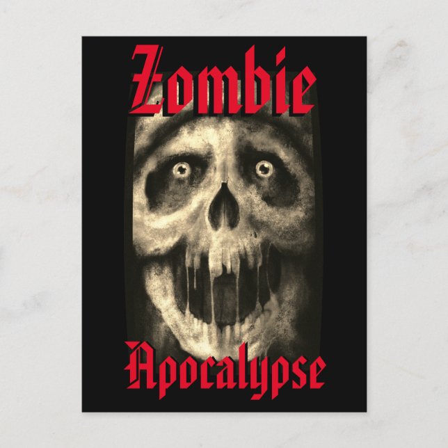 Postal Apocalipsis zombie 2 (Anverso)