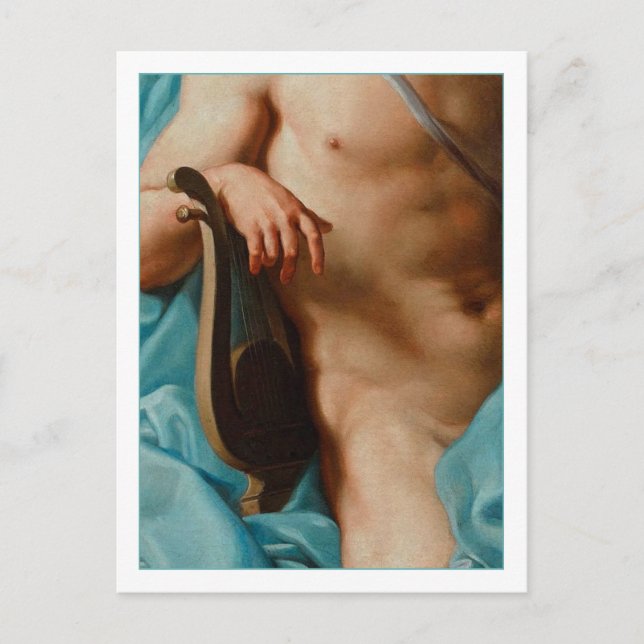 Postal Apolo por Batoni (Anverso)