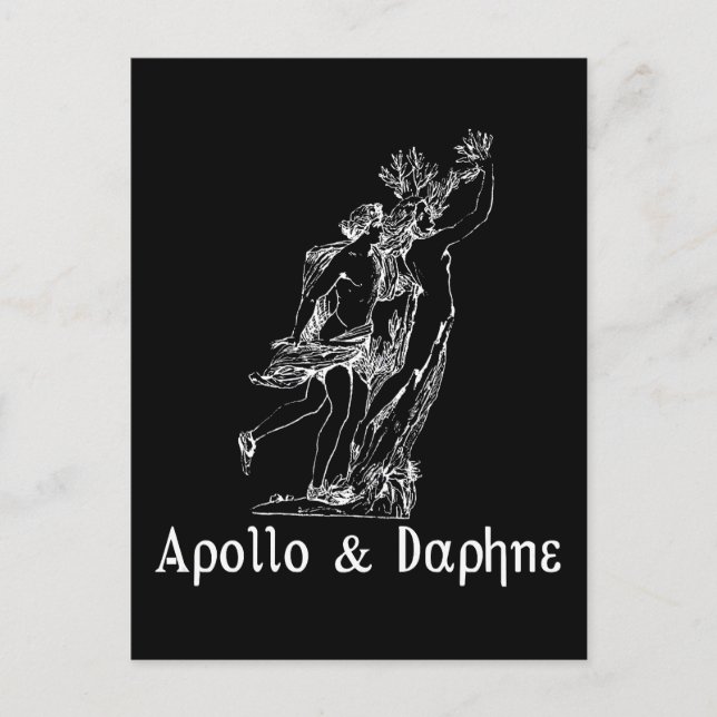 Postal Apolo y Daphne (Anverso)