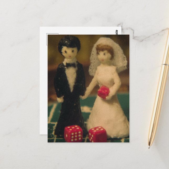 Postal Apostando en Retro Matrimonial (Anverso/Reverso In Situ)