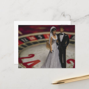 Postal Apostar al matrimonio