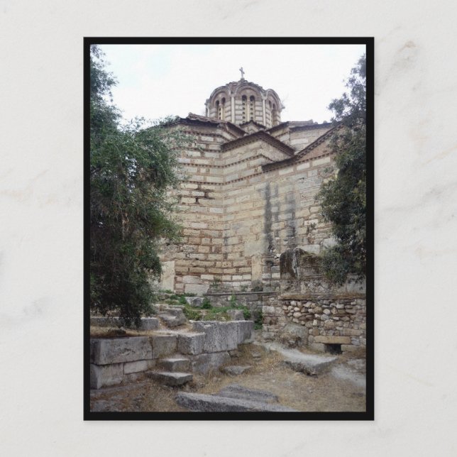 Postal apóstol iglesia santa (Anverso)