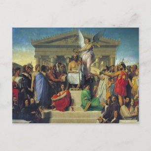 Postal Apoteosis de Homero, 1827