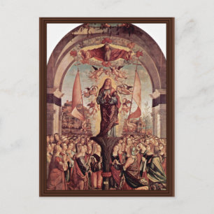 Postal Apoteosis De Santa Ursula, Por Carpaccio Vittore