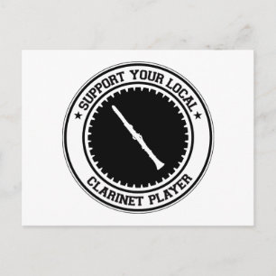 Postal Apoya a su jugador local de Clarinet