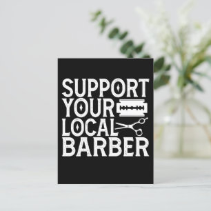Postal Apoya a tu barbero local 2024